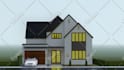 modern farmhouse architectural renderings design, draw plans