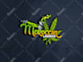 do weed,hemp,marijuana,cannabis kush weed mascot logo