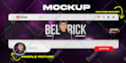 create epic youtube banner and logo