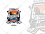 create cool hockey tournament logo