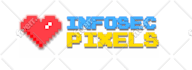 create simple pixel art logo and titles