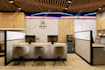 create office workspace, coworking open space and home office 3d interior design