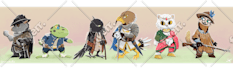 draw your character in root game style