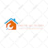 design modern roofing or flooring logo