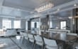 create elegant living and family room