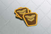 design round badge sticker label patch seal outdoor and instagram logo design