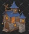 create stylized game ready low poly models