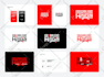 design sleek minimalist logo with brand style guides