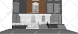 remodel, renovate, render modern home exterior 3d