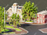 model 3d low poly building for you in blender
