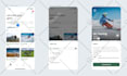 design modern mobile app UI UX in figma for ios and android