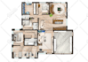 sketch the floor plan in procreate