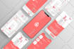 design amazing mobile app UI UX design with clickable UI prototype