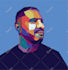 draw an unique wpap pop art portrait