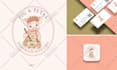 do awesome vintage retro hand drawn logo and full branding