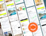 do mobile app UI UX design wireframe in figma