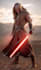 create fantasy, sci fi, character with hyperrealistic style