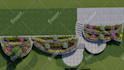 design your front or back yard with befitting landscape