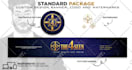 design premium youtube banner and logo