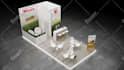 create trade booth, stand, exhibition booth design rendering