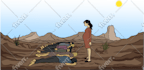 draw cartoon scene in my style