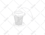 draw detailed vector line art illustration, line drawing of your product