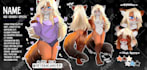 draw your fursona, furry character refsheet, reference sheet