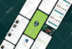 design premium mobile app UI for ios and android