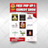 design printable table cloth, table cover and banner