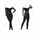 do invisible ghost mannequin or neck joint symmetrically