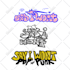 create a graffiti logo or full urban concept design