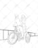 design digital sketch and line art illustration