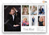 create a professional model comp card for you