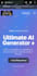 create your own ai writing tool website or app