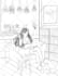 create detailed adult coloring book ,illustrations