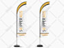 do a retractable vertical roll up banner or feather flag or teardrop design
