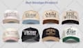 create a hat design style for your brand needs