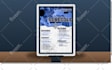 create professional sports posters, banners and social media graphics