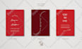design minimalist modern wedding invitations