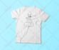 create a minimalist t shirt design for your brand