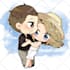 draw cute or kawaii chibi art, cute chibi couple