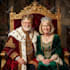 make custom renaissance royal family, royal couple portrait for christmas gift