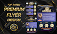design professional flyer poster brochure design in 24 hrs