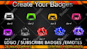 make twitch emotes, twitch badges and twitch sub badges