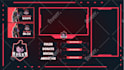 design whole twitch channel overlay and twitch screens