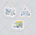 create cool sticker design