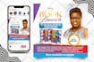 do a professional book signing and book launching flyer