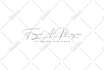 design signature, handwritten, scripted, photography logo