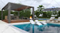 design your garden, backyard,patio, landscape and render 3d
