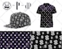 design seamless luxury monogram repeat vector custom clothing pattern design